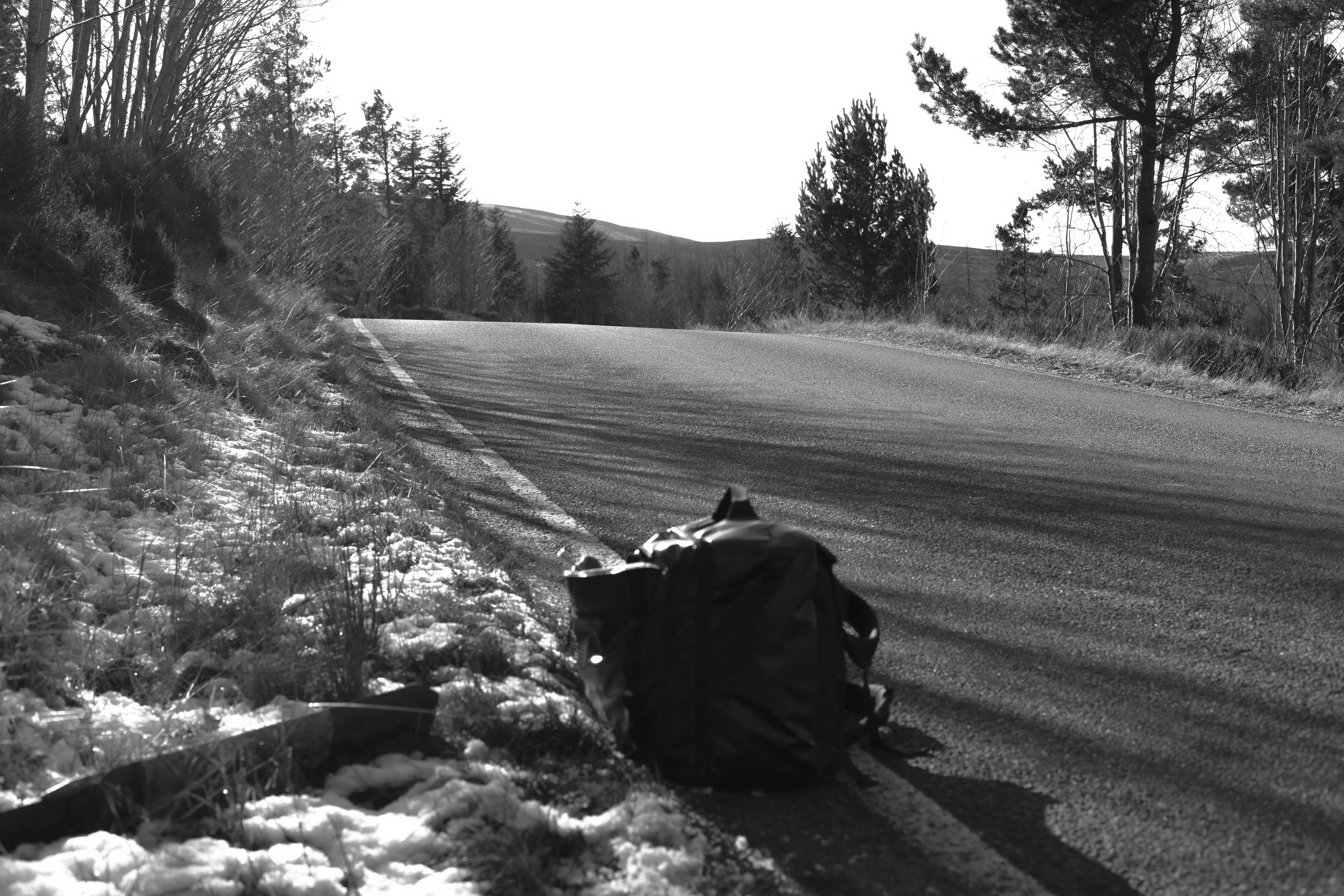 A sudden rush of cold wind
